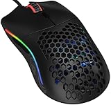 Glorious Gaming Model O Mouse da gaming wired, superleggero 67 g, design a nido d ape, RGB, sensore Pixart 3360, Omron Switches, ambidestro - Nero opaco