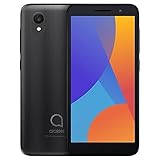 Alcatel 1 16GB, Smartphone 4G Dual Sim, Display 5", 16 GB per foto e app, 1GB RAM, compatto ed essenziale, Ultima versione Android 11 Go Edition, Camera, Volcano Black (Italia)