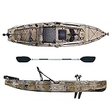 Atlantis Kayak-Canoa da Pesca a Pedali SAMPEI cm 323-2 gavoni - seggiolino - pagaia - timone