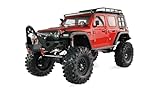 Amewi 22652 AMXRock Crawler 4WD 1:10 ARTR rosso metallizzato