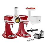 KitchenAid Kit di Accessori OMNIFOOD (5KSMFGA + 5KSMFVSP + 5KSMVSA) 5KSM2FPPC, Lega di Acciaio