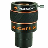 Celestron 93529 1,25’’ X-Cel LX Lente di Barlow 2x, Nero