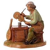 Fontanini Statuine presepe Pastore con Strumenti Musicali 12cm 190