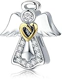 LaMenars Angelo Ciondolo Fascino in argento Sterling 925 Adatto a Braccialetti e Collane Europei da Donna