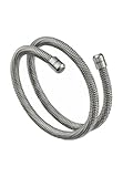 Breil - NEW SNAKE Collection - Gioiello in acciaio inossidabile morbido e versatile: bracciale per uomo/unisex - 39 cm lungo - colore acciaio satinato - TJ2790, One Size, metallo, One Size, Metallo