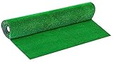 Prato Sintetico Manto Erboso Rotolo Erba Artificiale 7 mm Realistica Giardino Tappeto Erboso Sintetico Anti UV Atossico Drenante Ideale per Viali Piscina Terrazzo Aree Giochi (1 x 5 mt (5 mq))