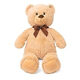 Orso Peluche Gigante 100 cm San Valentino Con Cuore Altissima Qualita  Modelli Assortiti (Luca)