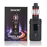 Smok Morph 2 Kit | 230W Morph 2 MOD + 7.5ML TFV18 Tank Fit TFV18 Mesh Coil (0.33Ω/ 0.15Ω) Electronic Cigarette Vaporizer Support RBA (Fibra di carbonio nero)