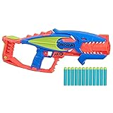 Nerf DinoSquad - Terrodak, 12 dardi Nerf Elite, design a forma di dinosauro, blaster Nerf in gommapiuma da 4 dardi per giochi all aperto di bambini e bambine