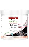 Fairvital | Glicina in polvere 500g - Amminoacido - 100% Glicina Pura in Polvere senza additivi - Vegan