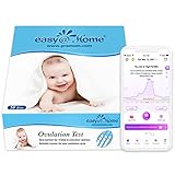 Easy@Home 50 x Test Ovulazione Stick Ovulazione 25mIU/ml, Aumenta le tue Probabilità di Rimanere Incinta, Altamente Preciso, Combinato con APP Premom Monitor Donna Fertilità, 50 LH