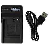 vhbw Caricabatterie Caricabatteria Micro USB compatibile con camera batteria Samsung IA-BH125C, IA-BP125A