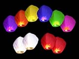 AREA Sky Lantern Lanterna Lanterne Cinese Volante Mini Mongolfiera 50 PZ Colori Misti