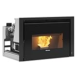 Nordica extraflame inserto a pellet 12 kw nero 1283350