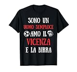 Vicenza Calcio Uomo Divertente Idea Regalo Tifoso Maglietta