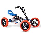 Berg Toys- Buzzy Go GOkart Pedali, Singolo, Colore Nero/Rosso/Blu, 82.5 x 48.5 x 49.5 cm, 24.30.01.00