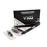 VGK USA - 3 ROUND LINER (0.30mm) - Cartucce sterili e monouso per tatuaggi - Box 10 u.