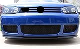 Spoiler Labbro Sportivo Paraurti Anteriore Nero Opaco Per VW Golf 4 R32 02-05