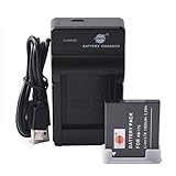 DSTE NB-11L Li-ion Batteria e Caricabatterie USB per Canon PowerShot A2300 A2400 A2500 A2600 A3400 A3500 A4000