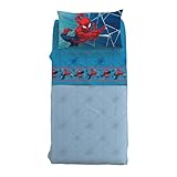 Completo Lenzuola Letto Marvel Caleffi Spider Man Force in Cotone Singolo