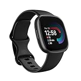 Fitbit Versa 4,Black/Graphite, Smartwatch Unisex-Adult, Nero/Alluminio Grigio Grafite, One Size