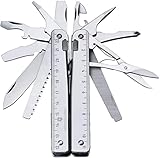 Victorinox, Swiss Tool, Utensile Multiuso Svizzero, Originale, Tascabile, 26 Funzioni, Pinze a punta lunga, Crimpa fili, Bloccabile