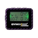 Gymboss Timer a intervalli di ricarica e cronometro (viola carbonio)