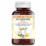 Bromelina Forte Drenante - Bromelina Drenante Purissima Alto Dosaggio 5000 Gdu Con Tarassaco Ad Azione Anticellulite E Detox 120 Compresse 1000 Mg - ImmunoSTRONG