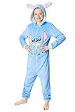 Disney Stitch Costume, Pigiama Intero in Pile Morbido per Bambino Bambina, Kigurumi Pigiama Invernale Unisex Onesie Cosplay, Pigiami Interi Stitch Ufficiale, Regalo Di Compleanno Natale (9/10 anni)