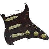 Dopro Battipenna per chitarra con pickup Wilkinson precablato ST Pickguard per USA/Messico FD Stratocaster Red Tortoise