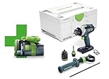 Festool Trapano avvitatore a batteria QUADRIVE TDC 18/4 I-Basic-5,0