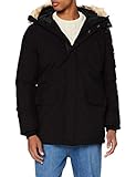 Schott NYC Nelson20 Parka, Nero x, L Uomo