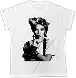 Cool Madonna Lollipop Poster Present Unisex Retro Cool Tshirt White M