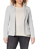 Vero Moda VMJULIA LS Blazer DNM Noos, Blazer Donna, Grigio (Light Grey Melange), 34