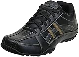 Skechers Citywalk-Malton Pelle Scarpa de Passeggio, Nero, 43