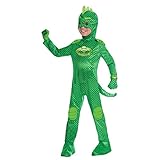 Amscan- PJ Masks Costume Mask Gekko Luxe (3-4 Anni), Multicolore, 7AM9902968