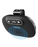 ANSTEN Vivavoce Bluetooth per Auto Microfono Integrato Vivavoce Auto Bluetooth 5.0, Bluetooth Auto può essere utilizzato per GPS, musica, chiamate, controllo del volume, iOS Siri e Vocale Assistant