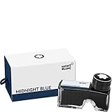 Montblanc 109204 - Flacone d inchiostro Midnight blue (blu notte/nero blu) – Ink di alta qualità in boccetta per penna stilografica, 60 ml