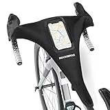 ROCKBROS Protezione Anti-Sudore per Telaio Bici, Fascia Sudore per Bicicletta MTB, con Custodia Porta Cellulare, para Sudore per Rulli Bici da Corsa Allenamento, Accessori Bici (Modello F)