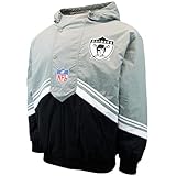 Mitchell & Ness NFL Throw It Back Retro Jacket - Oakland Raiders, XXL