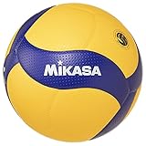 MIKASA Pallone Volley Gara V300W, Unisex Adulto, Blu/Giallo, 5