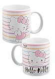 Hello Kitty - Tazza da caffè in porcellana, 320 ml