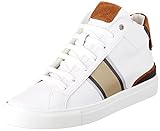 GUESS TODI Mid, Sneaker Uomo, White Beige, 43 EU