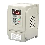 DEWIN Azionamento a Frequenza Variabile 2.2kW 220V Azionamento a Frequenza Variabile Monofase VFD Regolatore di Velocità,Nota in Italiano,Omologato CE (Ingresso Monofase, Uscita Trifase)