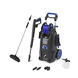 AR Blue Clean Idropulitrice ad Alta Pressione e-4 TWINFLOW D con Dualtech System e Power Brush (2500 W, 150 bar, 810 l/h)