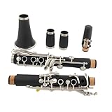 Buffet Clarinetto Sib In Rame-Nichel 17 Tasti Sib Materiale In Resina ABS Clarinetto Nichelato