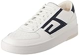 Guess SILEA, Sneaker Uomo, White Blue, 42 EU