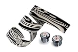 Cinelli Zebra Handle Bar Tape, Uomo, Blk/Wht