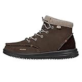 Hey Dude Bradley Boot Leather, Stivali Uomo, Marrone, 38 EU