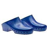CALZURO Pantofole sanitarie S Classic con Fori Professionali CE 39-40 Blu Metallizzato